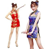 Malymoon チャイナドレス コスプレ衣装　ブルー チャイナドレス コスプレ衣装 レディース Malymoon(マリームーン